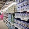 Baby food at the Rami Levy supermarket in Jerusalem on February 3, 2022.
