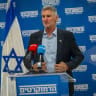 Leader of the Democrats party Yair Golan leads a faction meeting at the Knesset, the Israeli parliament in Jerusalem, on June 15, 2026.
