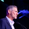 Head of the Democrats party, Yair Golan, speaks at the anual Berl Katznelson Center (BKC) conference, on May 07, 2026. 