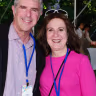 Partygoers Stan and Karen Fireman are planning to move to Israel this summer, in part to join two of their children and 12 of their grandchildren