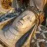 El sarcófago de la reina Elisenda en el Monasterio Real de Santa María de Pedralbes. 