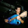 Eyal Wahab makes a habit of creating musical instruments from discarded objects.