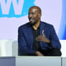 KIND FOUNDER Dan Lubetzky in conversation with CNN contributor Van Jones at ADL's Never Is Now event at Javits Center on March 03, 2025 in New York City. 