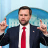US Vice President JD Vance speaks during a press briefing at the White House in Washington, DC, US, June 18, 2026