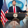 US Vice President JD Vance speaks during a press briefing at the White House in Washington, D.C., U.S., June 18, 2026. 