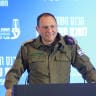 IDF MILITARY ADVOCATE GENERAL Maj.-Gen. Itay Offir seen speaking at the Israel Bar Association's annual conference in Eilat, May 2026.