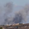 SMOKE BILLOWS from southern Lebanon following an Israeli strike, as seen from Marjayoun, Lebanon, June 19, 2026. 