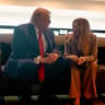 US PRESIDENT Donald Trump speaks to Italian Prime Minister Giorgia Meloni on the sidelines of the G7 Summit in Evian-les-Bains, France, June 17, 2026. 