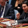 Israel's Permanent Representative to the UN Danny Danon speaks at a United Nations Security Council meeting, after the US and Israel launched strikes on Iran, at the UN headquarters in New York City, US on February 28, 2026.