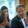 National Security Minister Itamar Ben Gvir leads Otzma Yehudit faction meeting at the Knesset, the Israeli Parliament in Jerusalem on June 15, 2026.