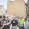 Netanyahu in Soroka after the Iranian missile impact.