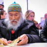 Israeli sculptor Yaacov Agam seen at the Agam Museum in Rishon LeZion, January 11, 2026.