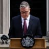 British Prime Minister Keir Starmer announces the timeline for his resignation, following Andy Burnham's decisive victory last week in the Makerfield by-election, outside 10 Downing Street, in London, Britain, June 22, 2026.