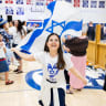 An Israel Independence Day celebration at a North American Jewish day school.