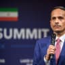 Qatar's Prime Minister and Foreign Minister Sheikh Mohammed bin Abdulrahman bin Jassim Al Thani speaks prior to a quadrilateral meeting between the United States, Iran, Pakistan and Qatar at the Burgenstock luxury hotel complex overlooking Lake Lucerne, Switzerland, on June 21, 2026.
