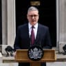 British Prime Minister Keir Starmer announces the timeline for his resignation, following Andy Burnham's decisive victory last week in the Makerfield by-election, outside 10 Downing Street, in London, Britain, June 22, 2026. 