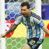 Argentina's Lionel Messi celebrates scoring their second goal in Argentina v Austria - Dallas Stadium, Arlington, Texas, US - June 22, 2026