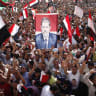 SUPPORTERS OF Muslim Brotherhood’s presidential candidate Mohamed Morsi celebrate his victory at the election at Tahrir Square in Cairo, in 2012.