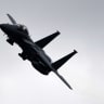 A US Air Force F-15 fighter jet during an exercise, March 28, 2023; illustrative.
