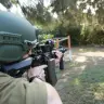 A member of a northern Israeli community's emergency response squad; illustrative.