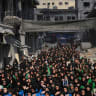 People march through neighborhoods in Nabatieh, during a religious procession marking Ashura, following an interim deal between the U.S. and Iran, Lebanon, June 23, 2026.