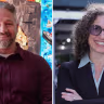 PUBLIC DEFENDER Eli Northrup (left) and Rabbi Stephanie Ruskay face off on Tuesday.