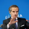 El director general del OIEA, Rafael Grossi, ofrece una rueda de prensa tras la primera jornada de la reunión trimestral de la Junta de Gobernadores del organismo, celebrada en la sede del OIEA en Viena (Austria), el 9 de junio de 2025.