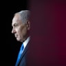 Israeli prime minister Benjamin Netanyahu speaks at the Jewish News Syndicate conference in Jerusalem, on June 21, 2026. 