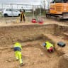 Previously unknown grave of an Iron Age high ranking individual was found during excavations near Bad Camberg in Hesse, Germany, June 25, 2026.