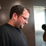 Yonatan Urich leaving the courtroom, June 25, 2026.