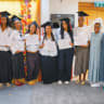 MA’AYAN GRADUATES with Nishmat dean Ilana Hadad (L) and program director Dr. Esti Bar-El (R).
