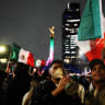 Mexican fans celebrate a World Cup victory in Mexico City, June 24, 2026; illustrative.