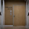 Entrance to the Office of the Minister of Justice, at the Ministry of Justice in Jerusalem, April 7, 2025.