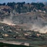 ISRAELI TANKS manoeuvre in Lebanon, after Israel and Lebanon signed a framework agreement following US-mediated talks, as seen from northern Israel, June 27, 2026.