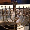 THE STATUE of Liberty Hanukkah Lamp by Manfred Anson on display at the Statue of Liberty Museum, 2019.