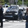 The aftermath of a car explosion in Jaffa, June 28, 2026.