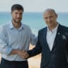 Shahar Varon and Naftali Bennett after Varon joined the Together party.