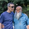 RELEASED ISRAELI hostage Omri Miran, with his father Dani, October 28, 2025.
