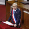  CHILE-POLITICS-GOVERNMENT Chile's President Jose Antonio Kast delivers his State of the Nation address in Valparaiso, Chile, on June 1, 2026.