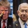 ACTIVISTS BURN a poster bearing images of US President Donald Trump and Prime Minister Benjamin Netanyahu during a protest against the US-Israel conflict with Iran, in Manila.