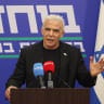Yair Lapid at faction press conference in the Knesset, Monday June 2026.