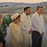 The wedding of Miriam Shani and Ofek Dotan at the Kedar sheep farm near Ma'ale Adumim, June 2026.