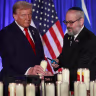 Rabbi Yehuda Kaploun, shown with President Donald Trump during an Oct. 7 remembrance event in 2024, was confirmed by the U.S. Senate as the Special Envoy to Monitor and Combat Antisemitism on Dec. 18, 2025.