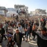 [ILLUSTRATIVE]Palestinians protest to demand an end to war, chanting anti-Hamas slogans, in Beit Lahiya in the northern Gaza Strip March 26, 2025. 