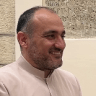 Bishop Koryun Baghdasaryan in the old city of Jerusalem. June 29, 2026.