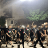 The left-wing anarchist Rouvikonas group organized the "anti-Zionist patrol" in Thessaloniki. June 30, 2026.
