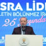 Turkish President Recep Tayyip Erdogan addresses a party conference, June 27, 2026.