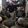 Prime Minister Benjamin Netanyahu, Defense Minister Israel Katz, and senior IDF commanders visit soldiers in the Lebanon Security Zone, June 30, 2026.