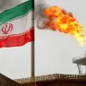 Iran flag at a Persian Gulf oil facility, July 2005