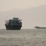 A ship in the Strait of Hormuz, June 2026